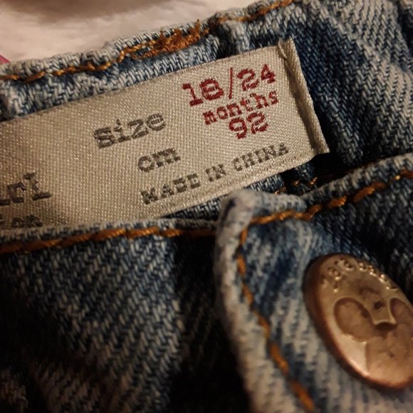 Disney Baby Zara Baby Girl Collection Mickey Mouse Denim Shorts - Picture 3 of 13